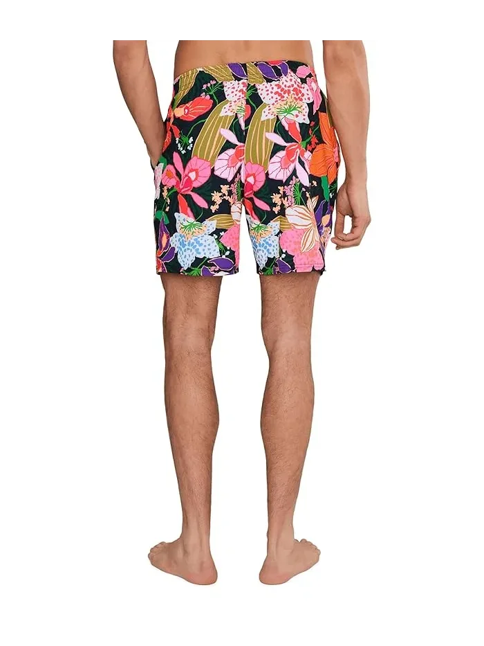 Плавки Nike Breaker Hot House Floral 7" Brief Lined Volley — изображение 4 из 5, черный