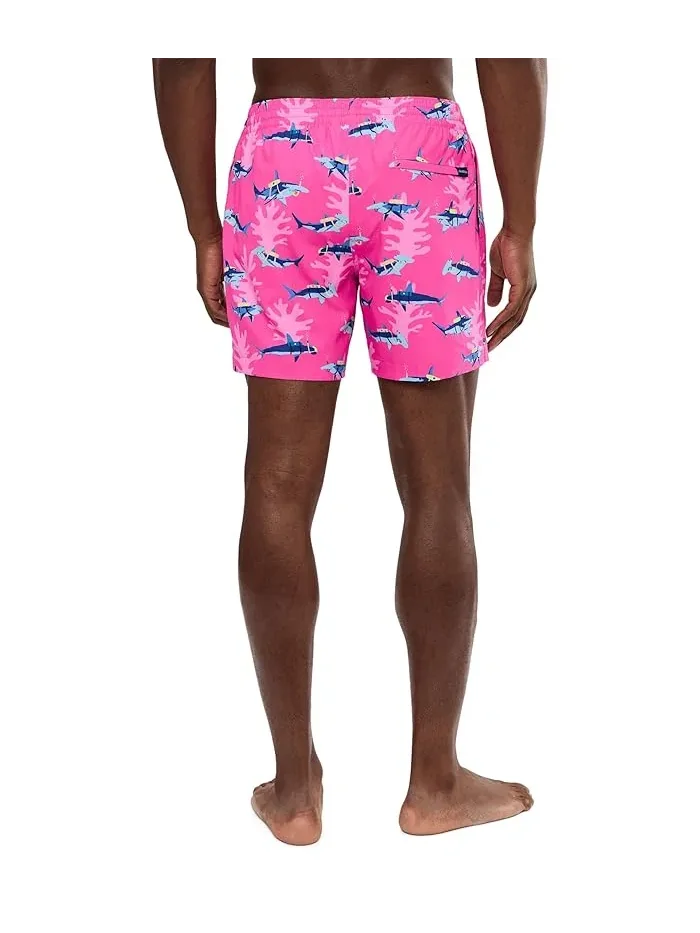 Плавки классические The Great Pink Sharks 5.5" Chubbies — изображение 4 из 5, яркий розовый