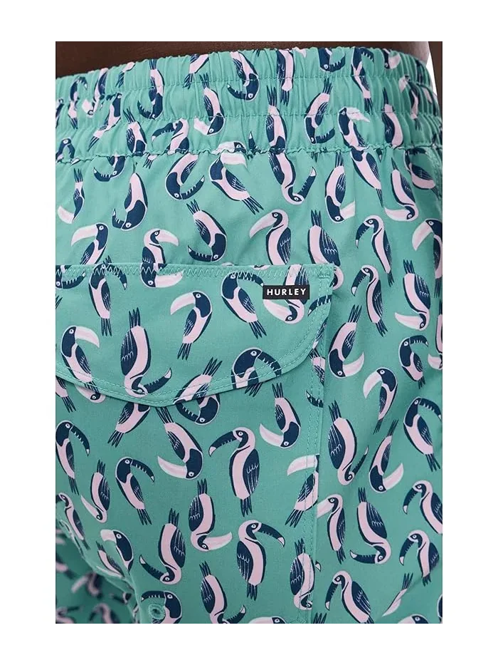Плавки Toucans Volley Swim Shorts Hurley — изображение 5 из 5, зеленый