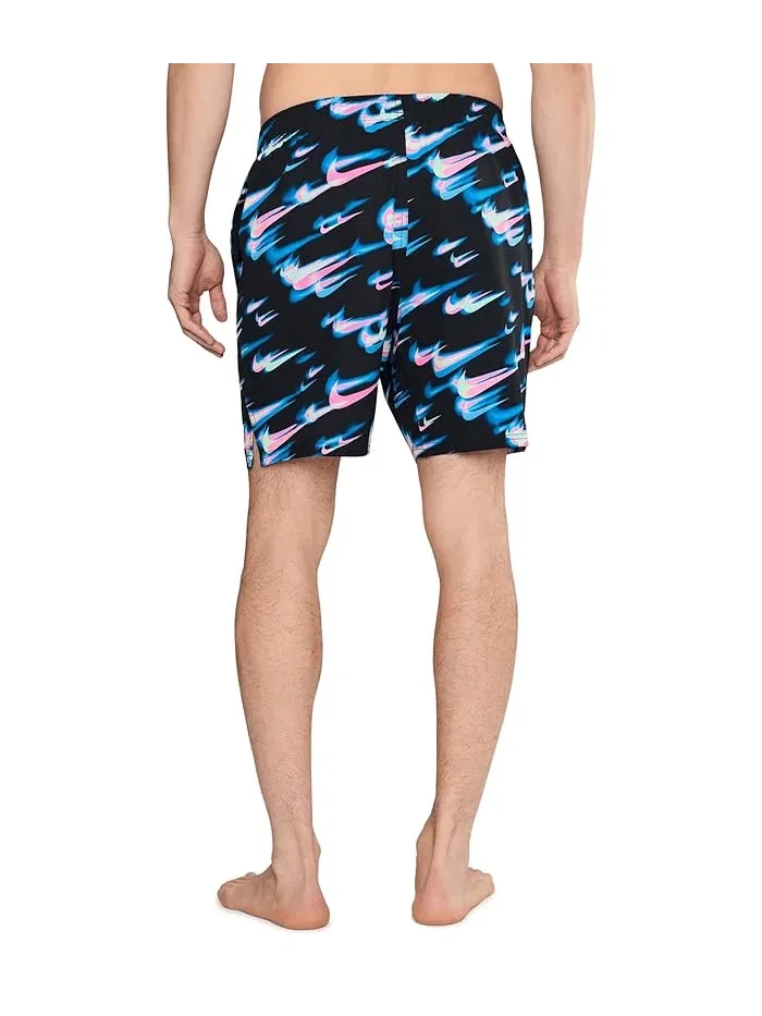 Плавки Nike Breaker Black Print 7" — изображение 4 из 5, черный
