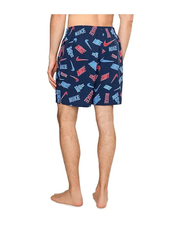 Плавки Breaker Multi Print 7" Nike — изображение 4 из 5, синий/красный
