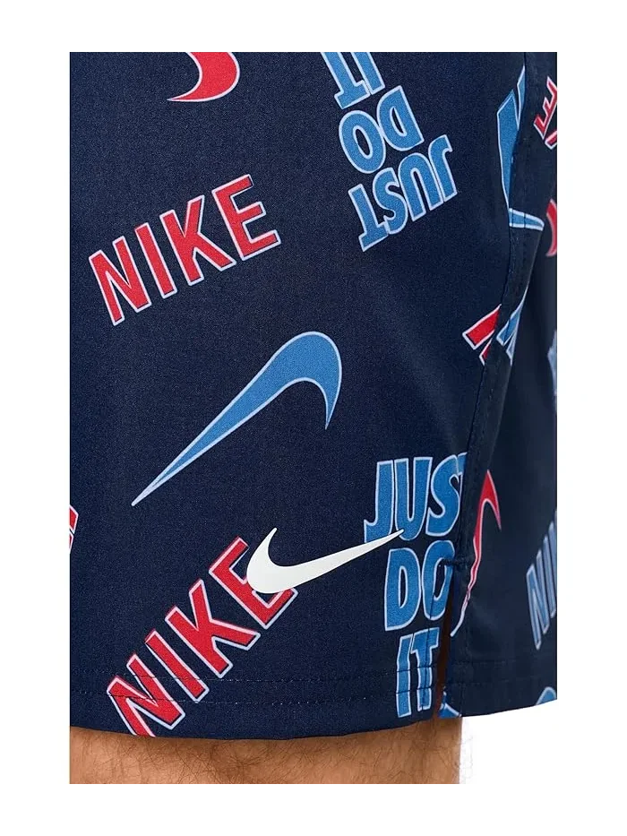 Плавки Breaker Multi Print 7" Nike — изображение 5 из 5, синий/красный