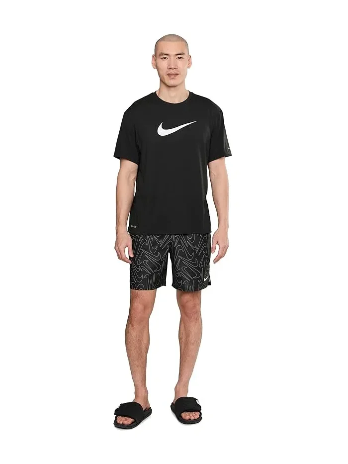 Шорты для плавания Breaker Tossed Swoosh 7" Nike — изображение 2 из 5, черный