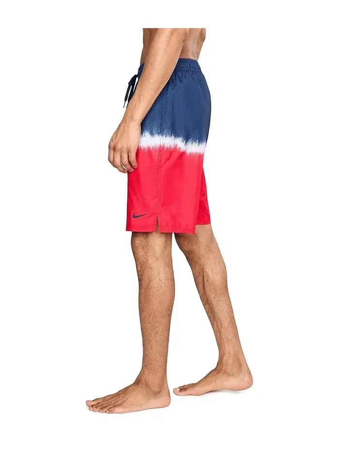 Плавки Nike Breaker Ocean Merge 9" Brief Lined Volley — изображение 3 из 5, синий/красный