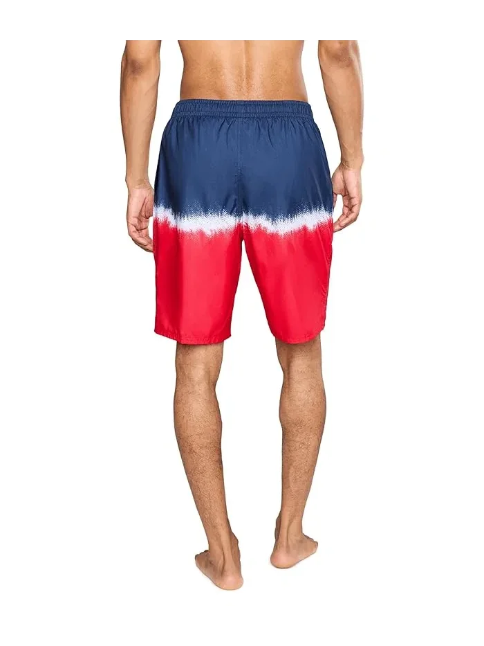 Плавки Nike Breaker Ocean Merge 9" Brief Lined Volley — изображение 4 из 5, синий/красный