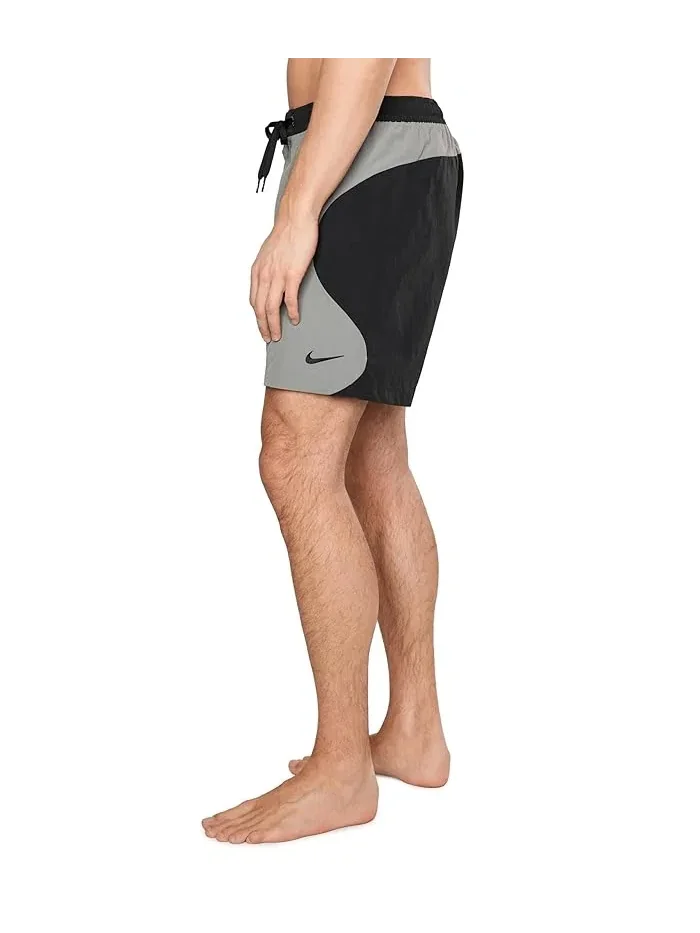 Плавки Nike Zip Color Block 7" Fully Lined Volley — изображение 3 из 5, черный