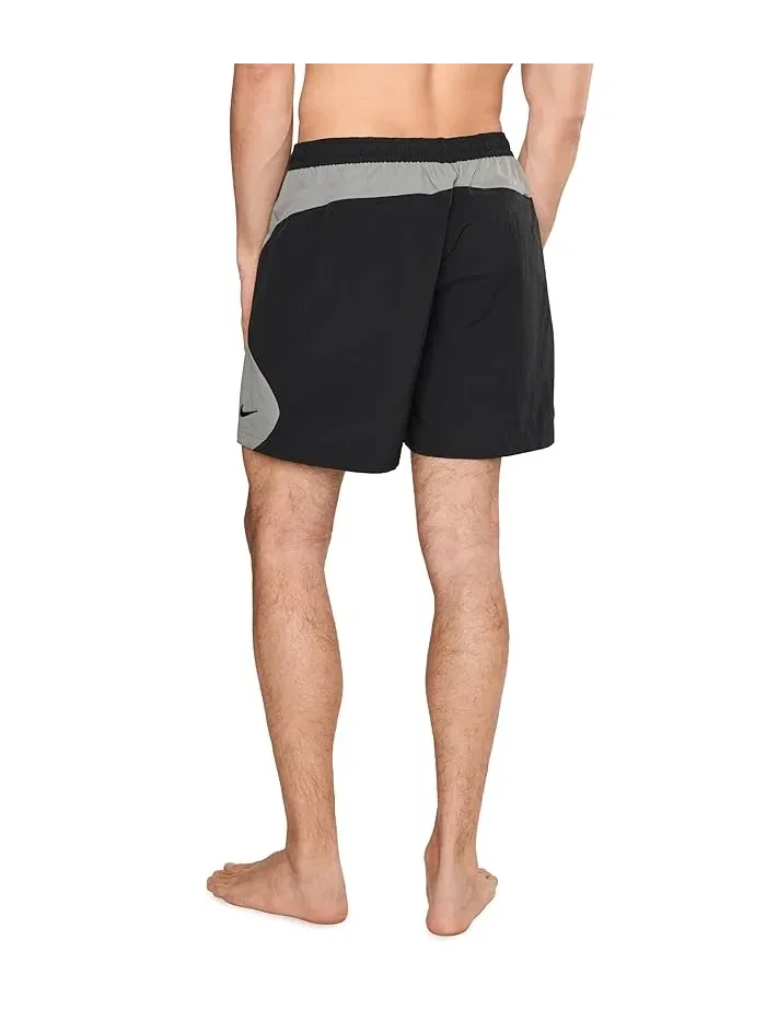 Плавки Nike Zip Color Block 7" Fully Lined Volley — изображение 4 из 5, черный