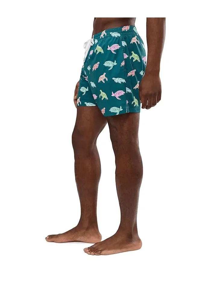 Плавки Chubbies The Turtally Awesomes 5.5" — изображение 3 из 5, бирюзовый