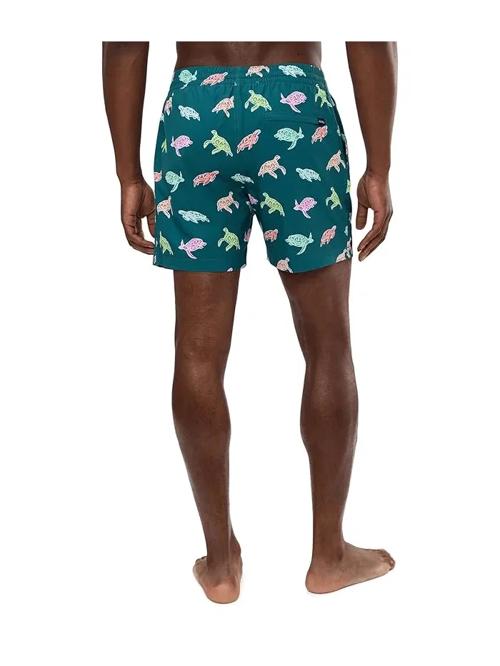 Плавки Chubbies The Turtally Awesomes 5.5" — изображение 4 из 5, бирюзовый