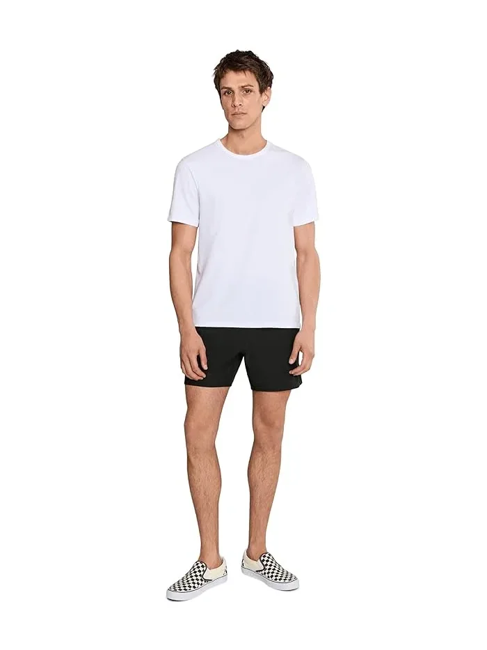 Плавки с эластичным поясом Lido Solid Trunks 16 Volcom — изображение 2 из 5, черный