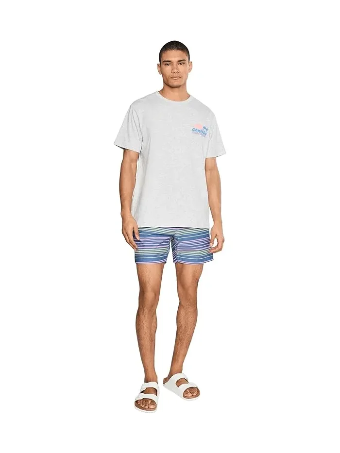 Плавки Chubbies The Blossom Bands 5.5" — изображение 2 из 5, синий