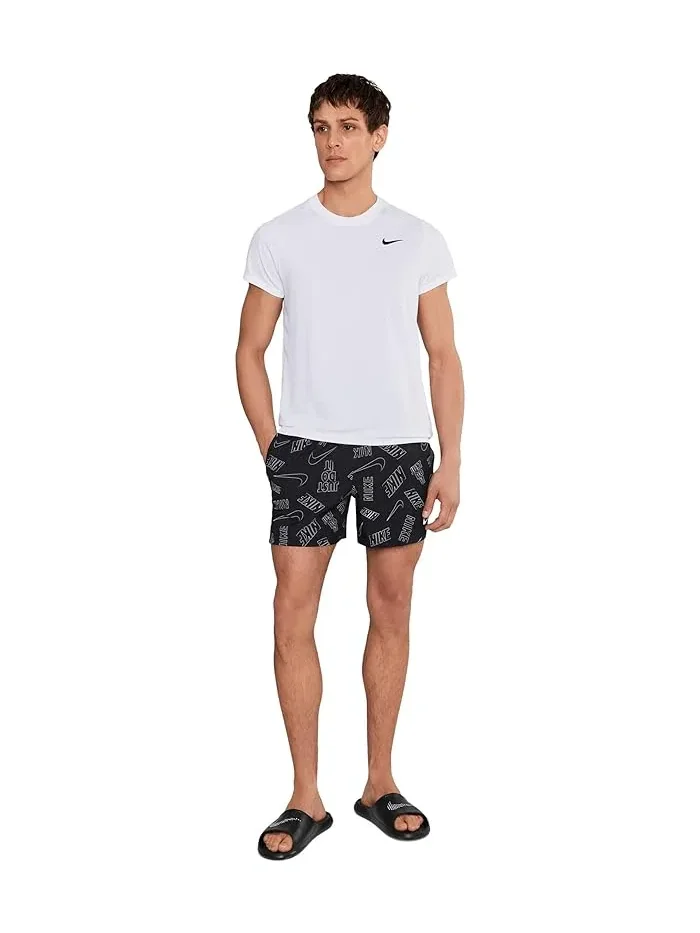 Плавки Nike Breaker Multi Print 5" Brief Lined Volley — изображение 2 из 5, черный