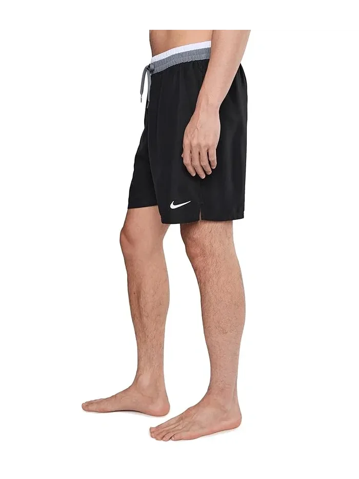 Плавки Breaker Tipped Waist 7" Nike — изображение 3 из 5, черный