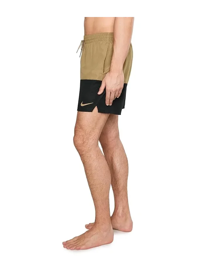 Плавки Nike Split 5 Brief Lined Volley — изображение 3 из 5, бежевый