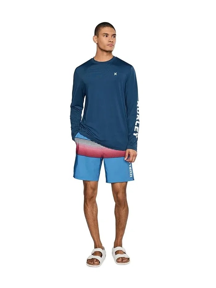 Плавки Lobos Volley Swim Shorts Hurley — изображение 2 из 5, глубокий голубой