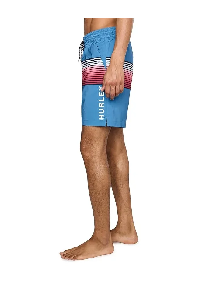 Плавки Lobos Volley Swim Shorts Hurley — изображение 3 из 5, глубокий голубой