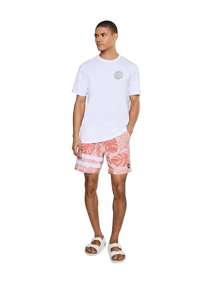 Плавки Phantom Eco Block Party Volley 17" Hurley — изображение 2 из 5, светлый розовый