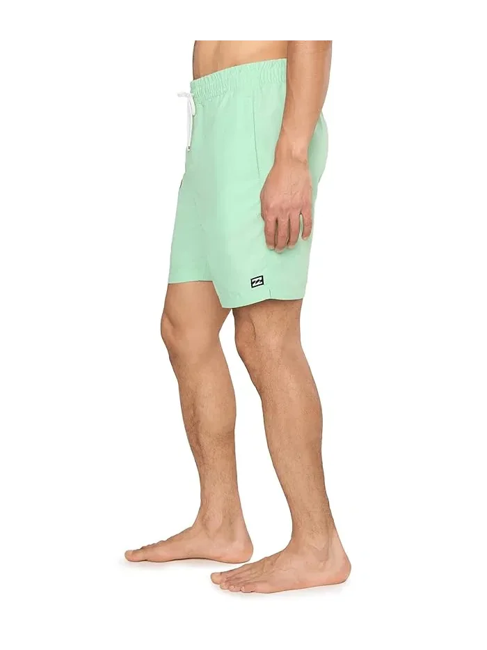 Шорты плавательные Las Buenas Solid LB Billabong — изображение 3 из 5, зеленый