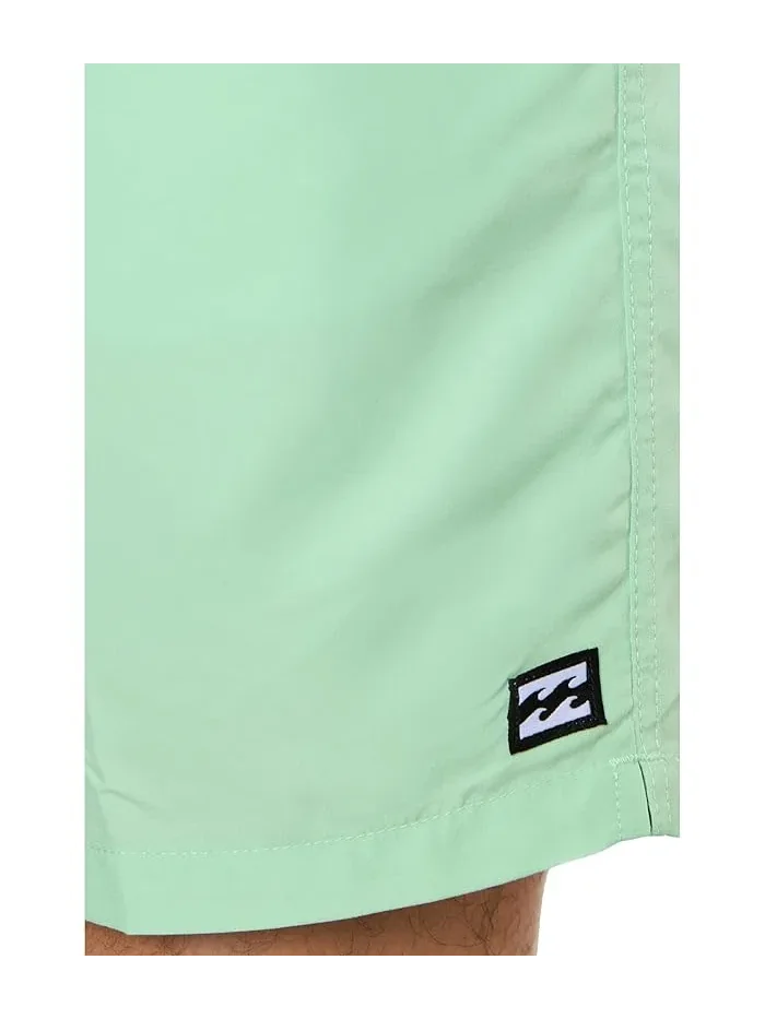 Шорты плавательные Las Buenas Solid LB Billabong — изображение 5 из 5, зеленый