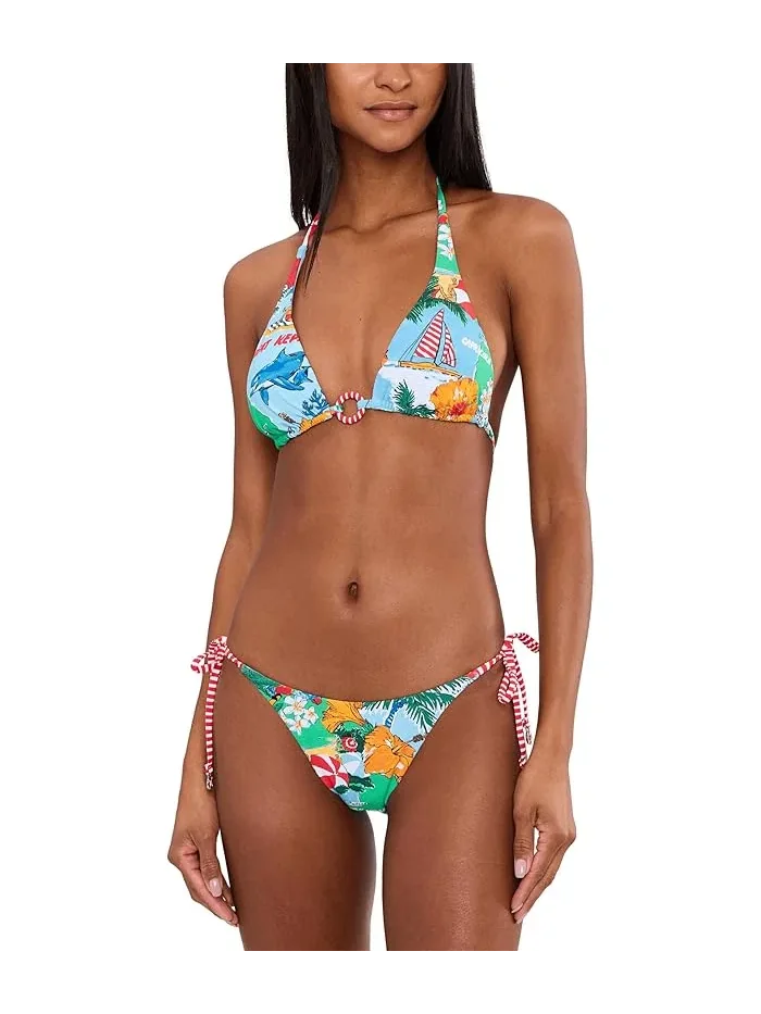 Купальник Seafolly Viva Vacation Longline Slide Tri — изображение 2 из 5, синий