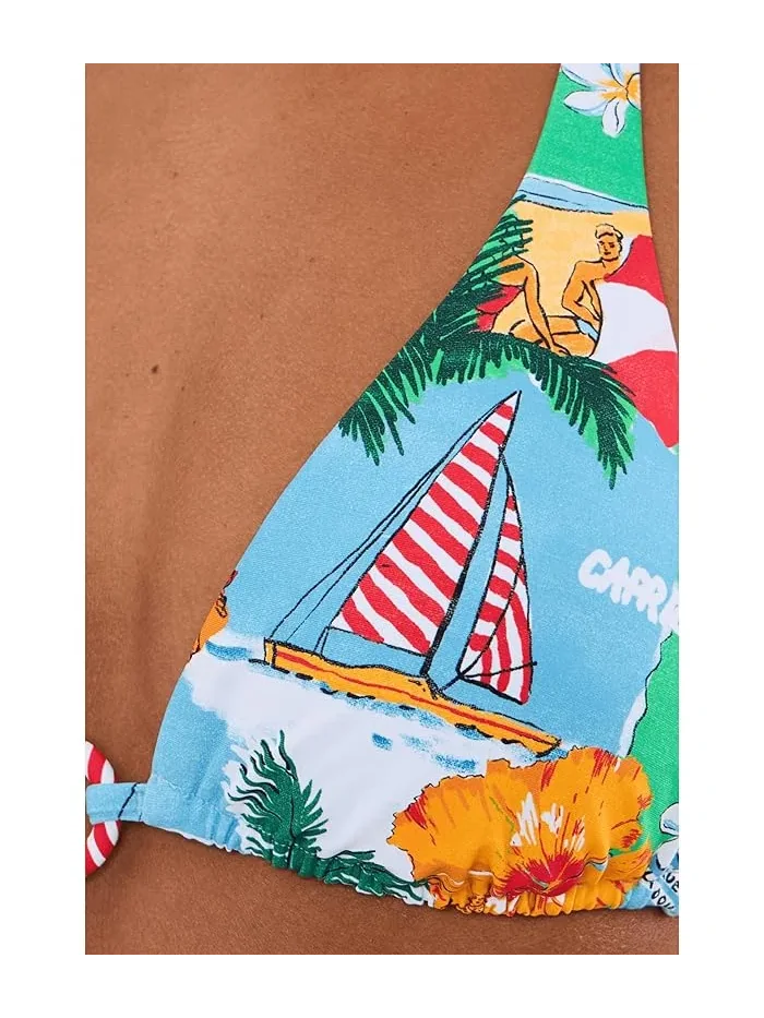 Купальник Seafolly Viva Vacation Longline Slide Tri — изображение 5 из 5, синий