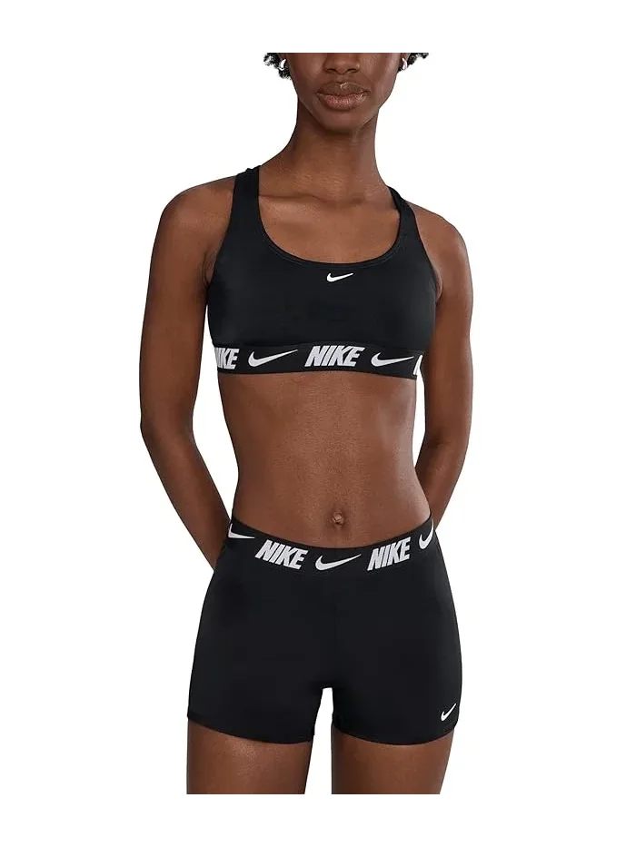 Купальник топ расибэк Nike Logo Tape — изображение 2 из 5, черный