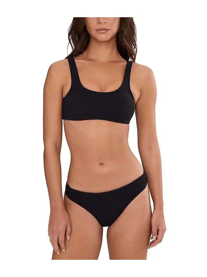 Купальник бикини Shoreline Pucker Bralette Nike — изображение 2 из 5, черный