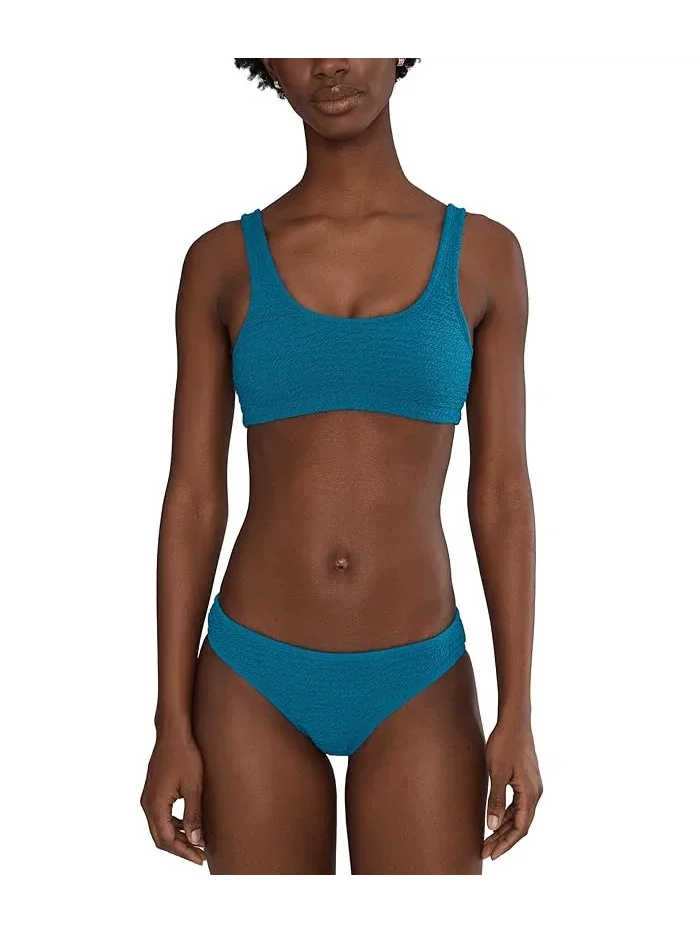 Купальник топ Nike Shoreline Pucker Bralette Bikini Top — изображение 2 из 5, зеленый