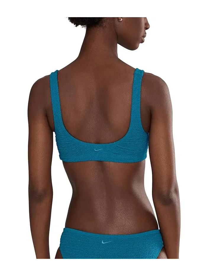 Купальник топ Nike Shoreline Pucker Bralette Bikini Top — изображение 4 из 5, зеленый
