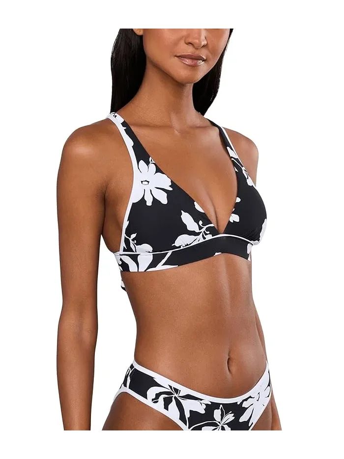 Купальник топ длинный V-образный Mayflower Multi Fit Longline Tri Seafolly — изображение 3 из 5, черный
