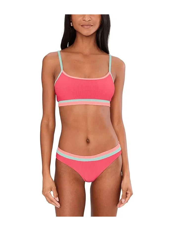 Топ для плавания Val Beach Riot, Guava Jelly Colorblock
