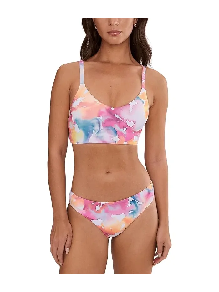 Плавки Nike Aquarelle Hipster Bikini Bottom — изображение 2 из 4, розовый