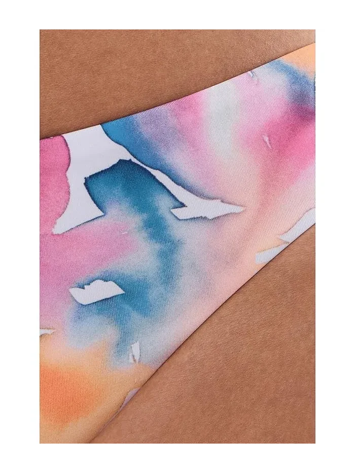 Плавки Nike Aquarelle Hipster Bikini Bottom — изображение 4 из 4, розовый