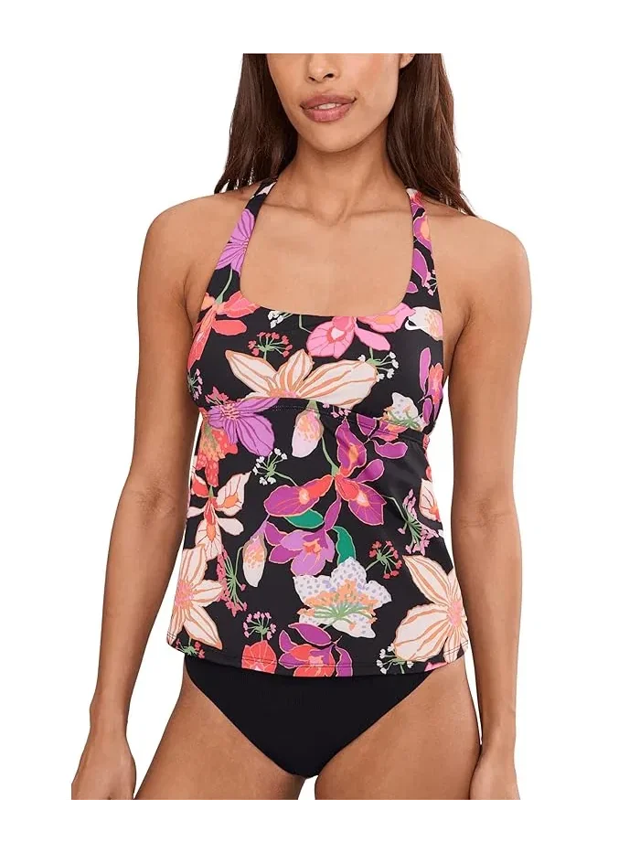 Купальник танкини с цветочным принтом Hot House Floral Square Neck Nike