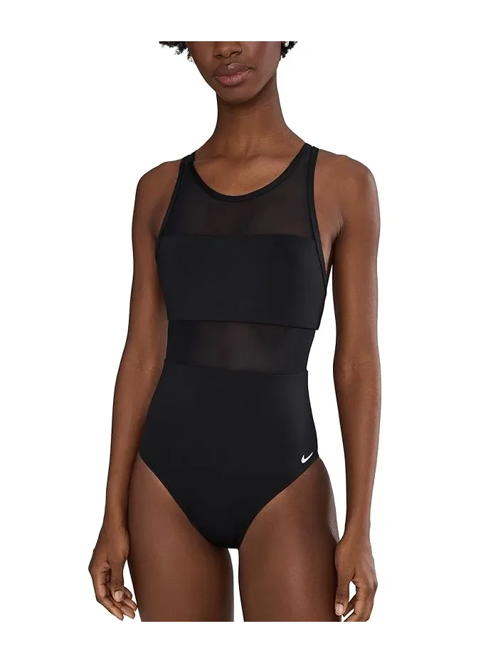 Купальник слитный Mesh V-Back Nike
