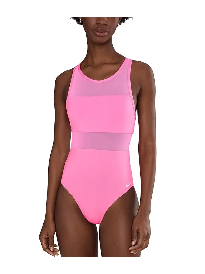 Купальник слитный Mesh V-Back Nike