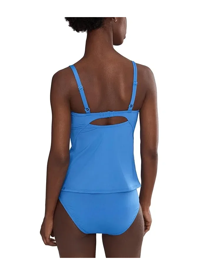 Танкини V-образный вырез Effortless Essential Nike — изображение 4 из 5, синий