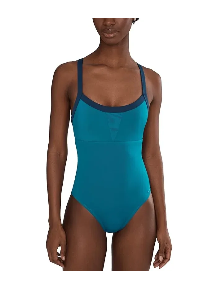 Купальник слитный Bold Color Block V-Back Nike