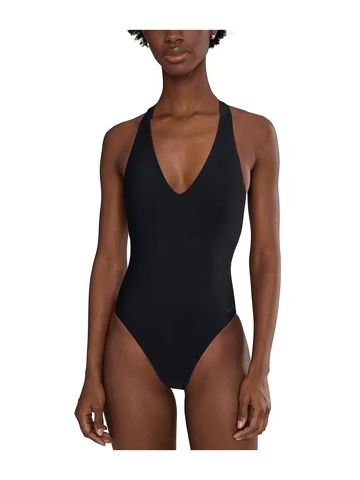 Купальник слитный Hydralock Luxe V-neck One Piece Nike