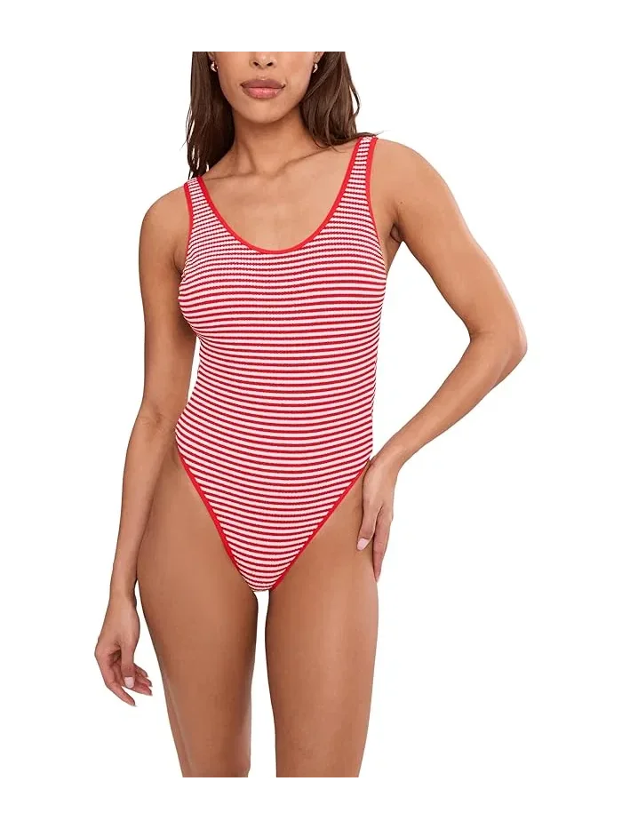 Купальник слитный ретро Club House Seafolly — изображение 2 из 5, пламя