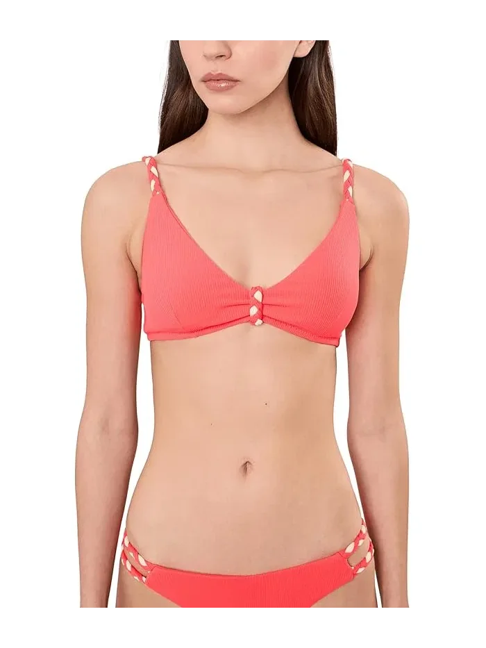 Бюстгальтер пляжный Modern Edge Rib Gidget Over The Shoulder BECCA
