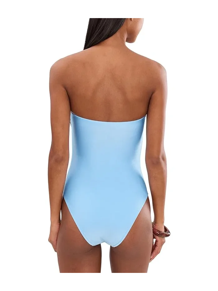 Купальник слитный с кольцом Palermo Seafolly — изображение 4 из 5, синий