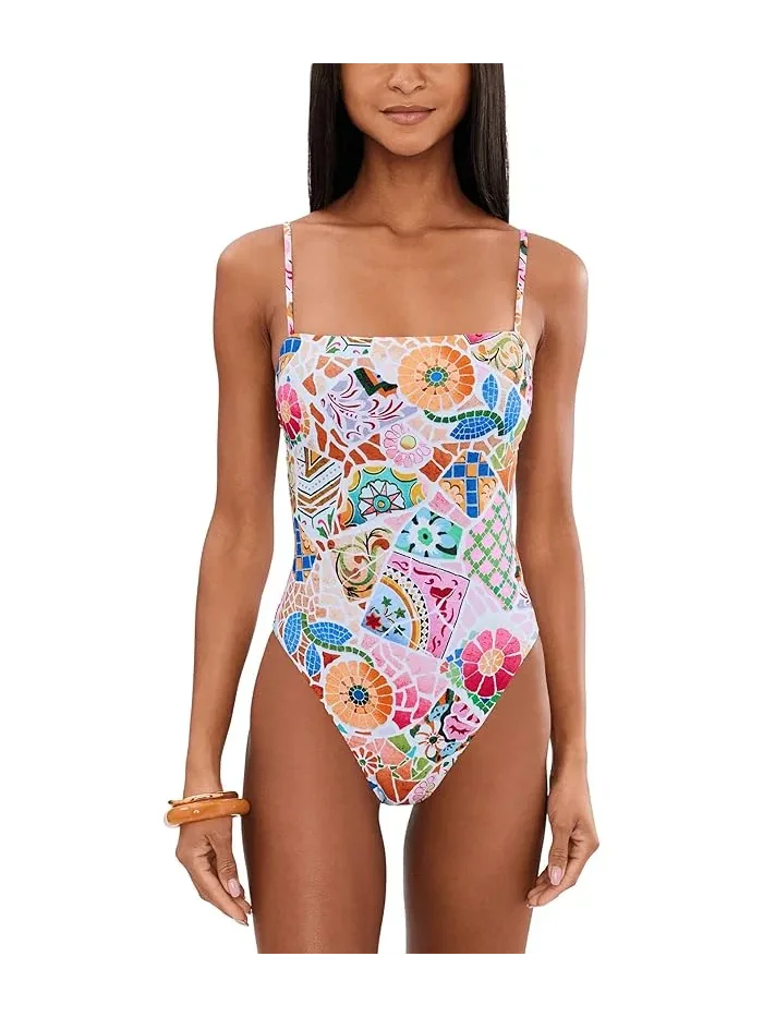 Купальник слитный BeachBohème Square Neck One-Piece Seafolly