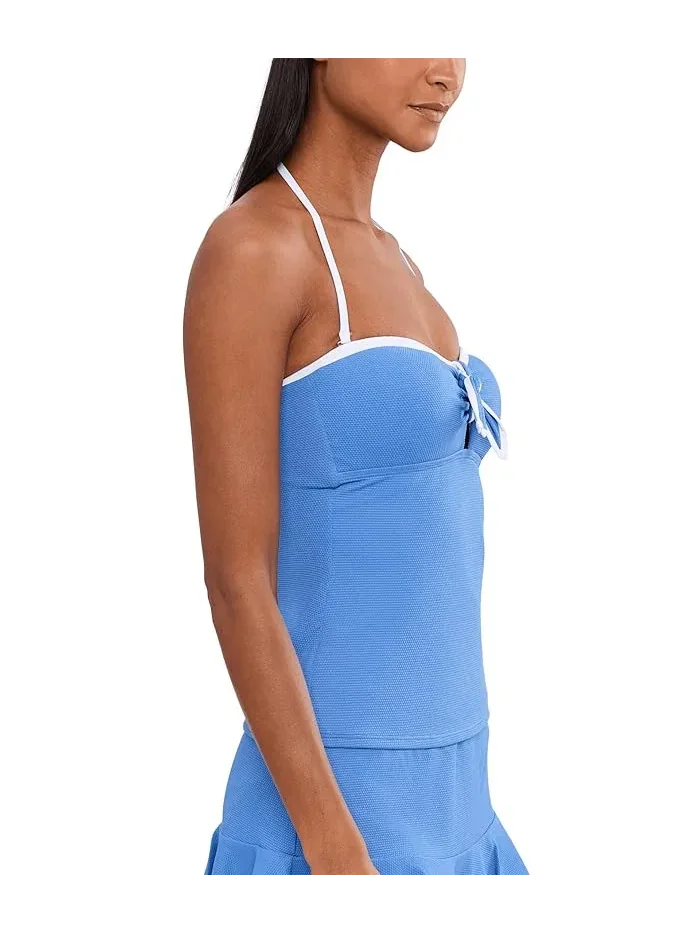 Купальник с бандо Island Cays Cabana Tie Bandini Tommy Bahama — изображение 3 из 5, синий