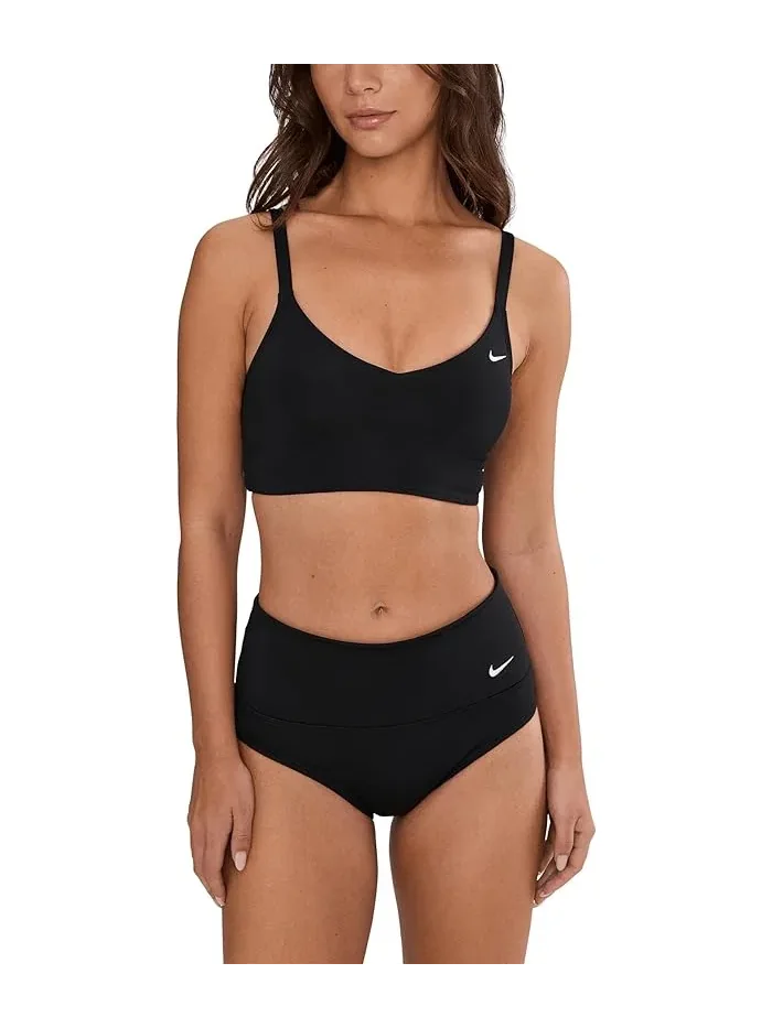 Плавки High Waist Full Bottom Nike — изображение 2 из 4, черный