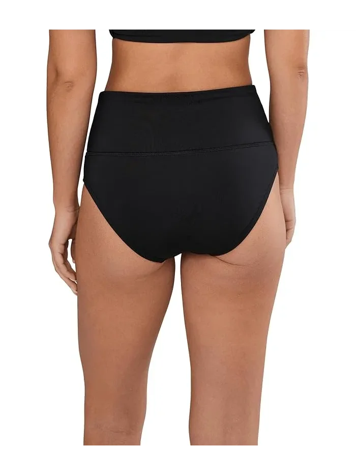 Плавки High Waist Full Bottom Nike — изображение 3 из 4, черный