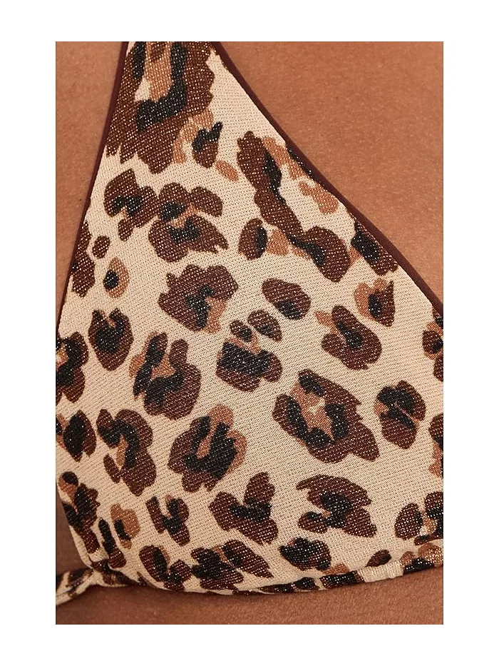 Топ треугольный Safari Leopard Cheryl Reversible BECCA, Leo — изображение 5 из 5, лео