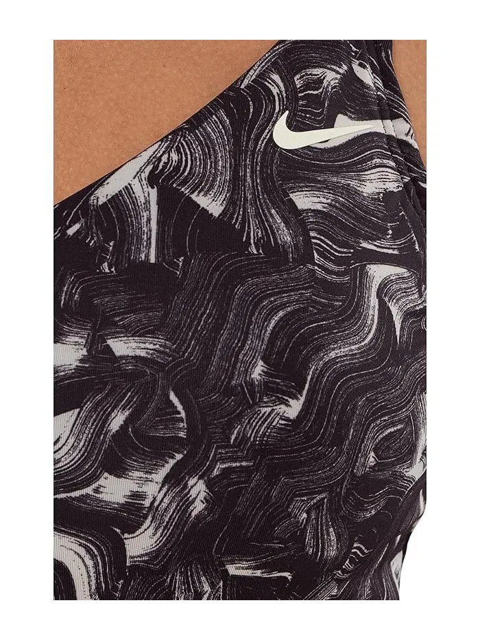 Танкини Nike Expressive Brushstrokes V-Neck — изображение 5 из 5, черный