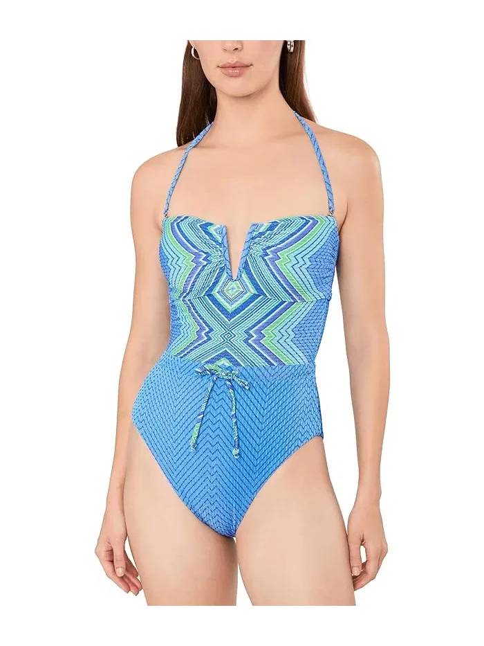 Купальник слитный Brinley Shirred Bandeau BECCA
