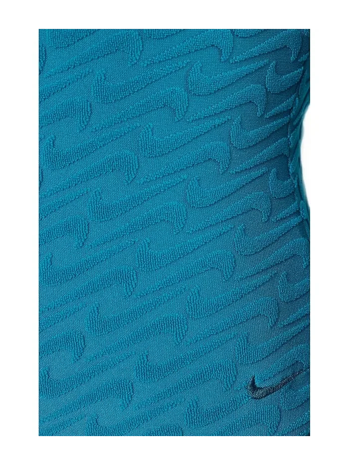 Купальник Nike Swoosh Link Terry Y-Back One Piece — изображение 4 из 4, зеленый